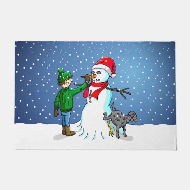 Make a Snowman Doormat (Front)