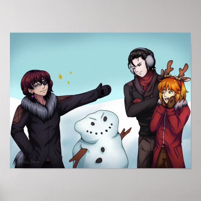 Make a Snowman Poster (Front)