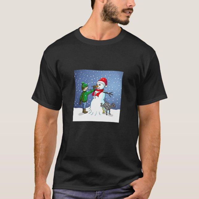 Make a Snowman T-Shirt (Front)