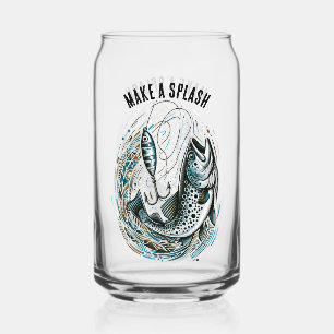 Make A Splash Fisherman Can Glass