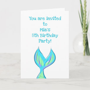 Make a Splash Mermaid Party Invitation
