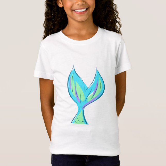 Make a Splash! Mermaid Tail T-Shirt (Front)