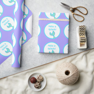 Make a Splash! Mermaid Wrapping Paper