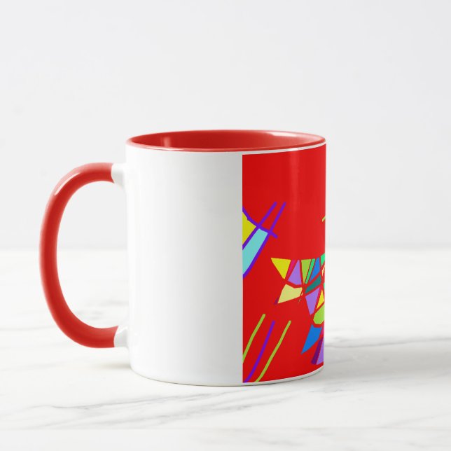 Make a splash with this colourful mug (Left)