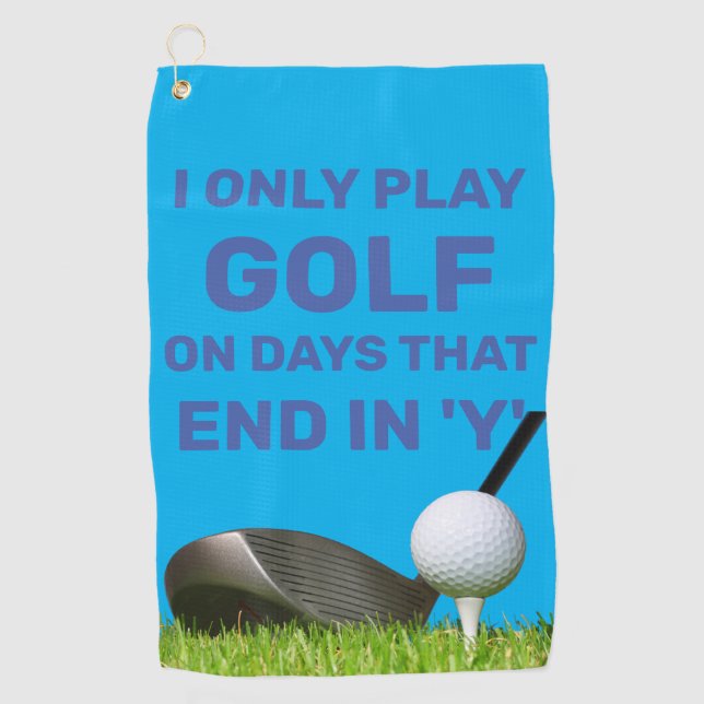 Make a Statement on the Course with Customisable Golf Towel (Front)