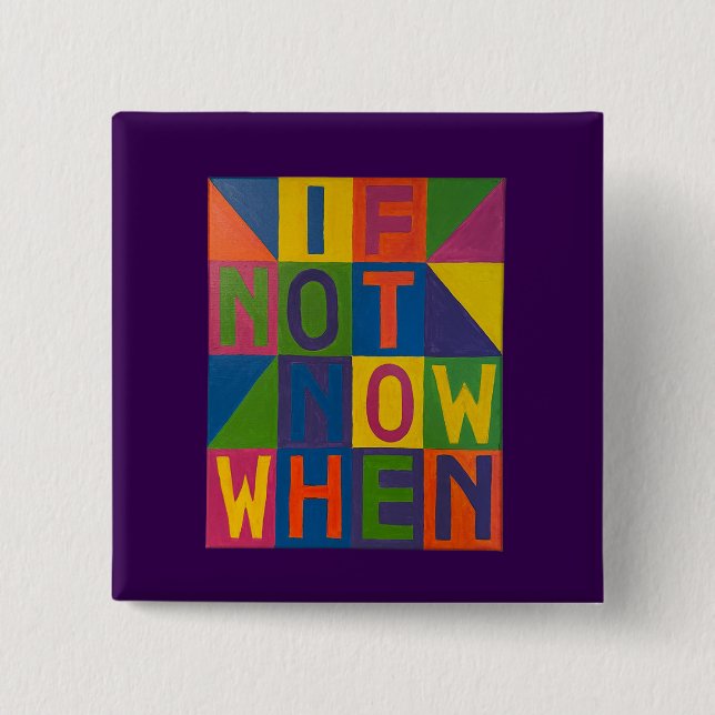 Make A Statement with a Statement 15 Cm Square Badge