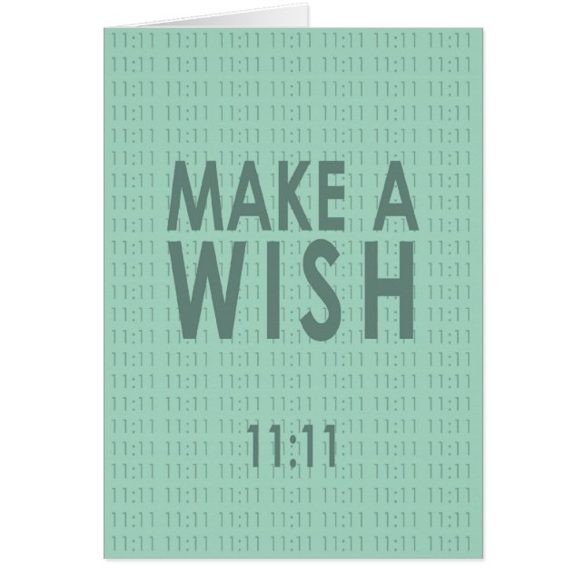 Make A Wish 11:11 (Front)