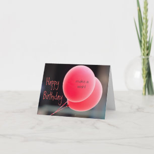 Make a Wish Birthday Card