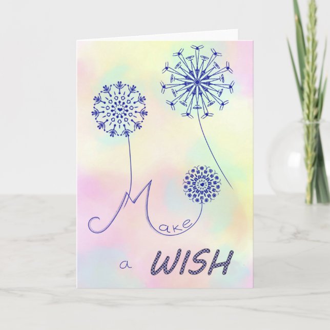 Make a wish card (Front)
