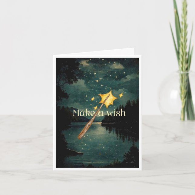 Make a wish card blank for any purpose  (Front)