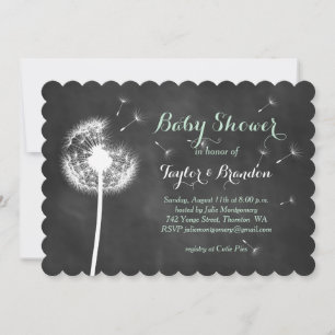 Make a Wish! Couple's Shower Invitation (mint)