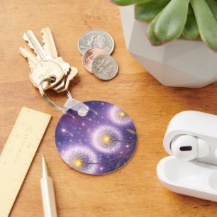 make a wish dandelion dreams wishing flowers key ring