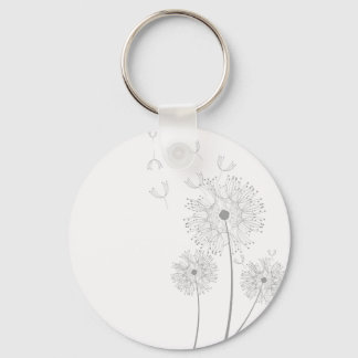 Make A Wish Dandelion Key Ring