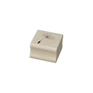 Make a Wish Dandelion Seed Motif Rubber Stamp