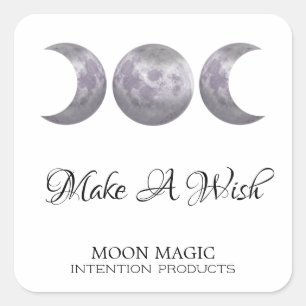 Make A Wish Intention Candle Labels