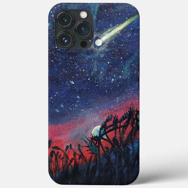 Make a Wish on a Shooting Star Illustration Case-Mate iPhone Case (Back)