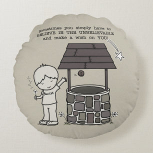 Make a Wish on You! Round Cushion