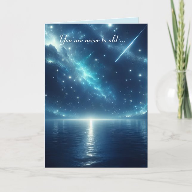 Make A Wish Upon A Star Birthday Card (Front)