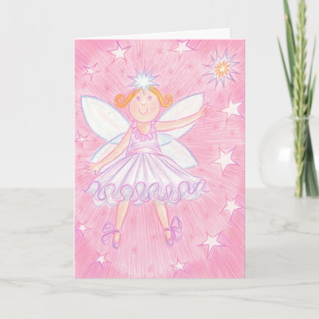 Make a Wish 'Your Text' greetings card (Front)