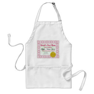 Make a World's Best Mum Award Certificate Apron