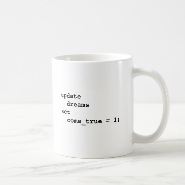 Make All Your Dreams Come True Coffee Mug (Right)