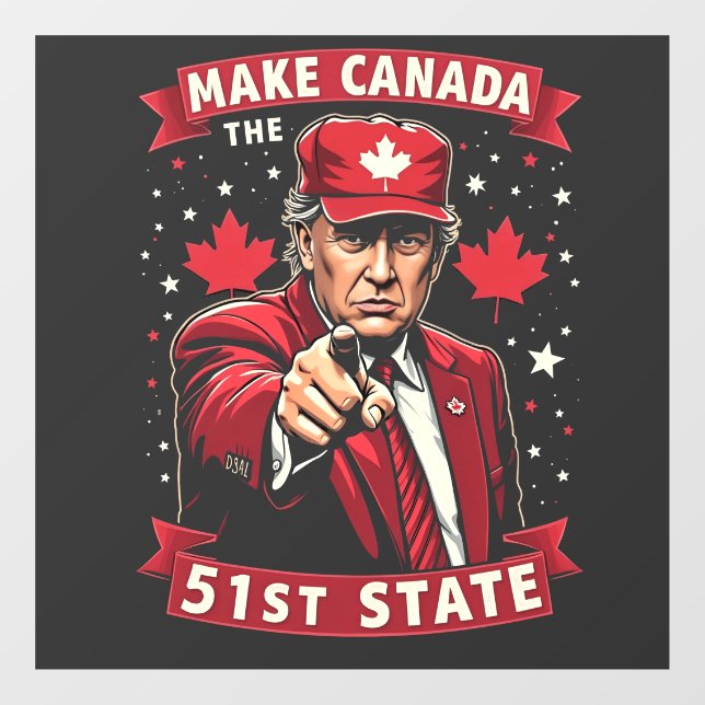 Make America 51st State Canadian American  (Sheet)