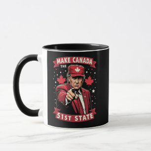 Make America 51st State Canadian American Mug