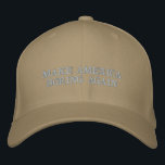 Make America Boring Again Embroidered Hat<br><div class="desc">Stay cool and witty with this classic cap! Featuring the slogan "Make America Boring Again" in bold embroidery,  this adjustable baseball cap is perfect for anyone who enjoys satirical style and subtle humor. Comfortable,  durable,  and sure to spark a smile wherever you go.</div>