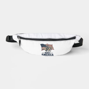 Make America Cowboy Again Patriotic Western Shirt_ Bum Bags