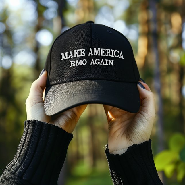 MAKE AMERICA EMO AGAIN EMBROIDERED HAT (Creator Uploaded)
