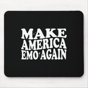 Make America Emo Again Funny Goth Us Saying Mouse Pad