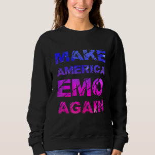 Make America Emo Again   Pastel Goth Sweatshirt