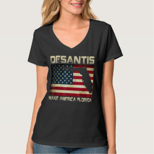 Make America Florida, DeSantis 2024 Election Vinta T-Shirt