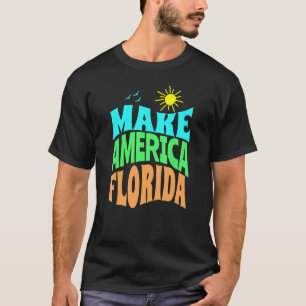 Make America Florida  Tropical Beach Summer Vacati T-Shirt