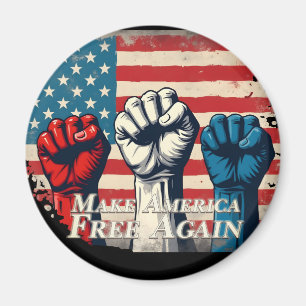 Make America Free Again Artwork Magnet