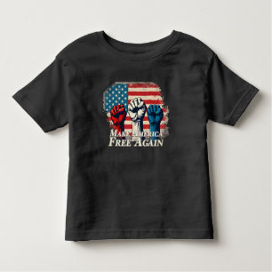 Make America Free Again Artwork Toddler T-Shirt
