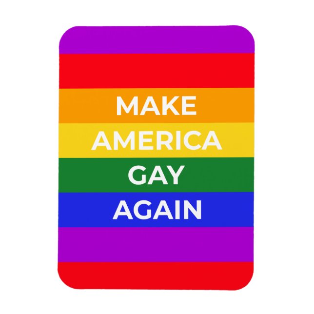 Make America Gay Again Magnet (Vertical)