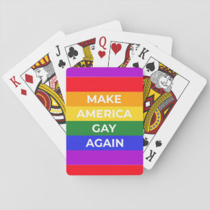 Make America Gay Again Playing Cards
