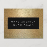 Make America Glam Again Fashion Gold Glitter