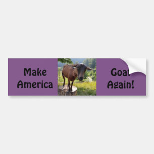 Make America Goat Again Bumper Sticker