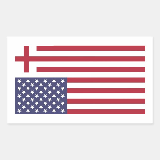 Make America Godly Again Flag Rectangular Sticker (Front)