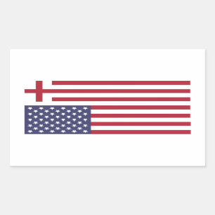 Make America Godly Again Flag Rectangular Sticker