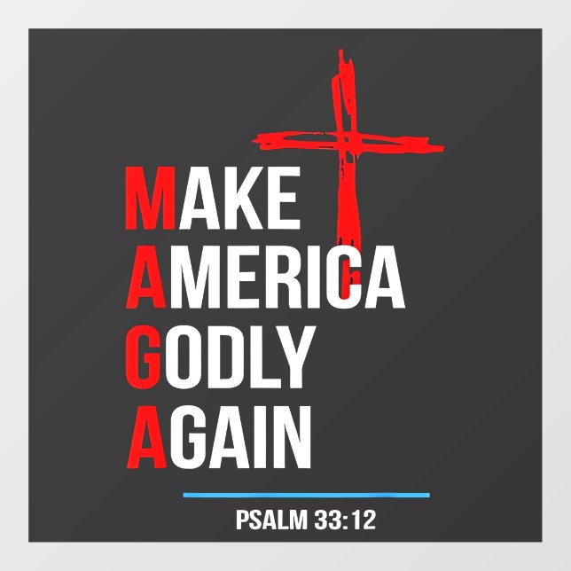 Make America Godly Again Trump Inaguration Maga  (Sheet)