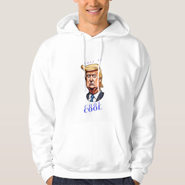 "Make America Great Again – Again!" "Trump 2024:  Hoodie (Front)