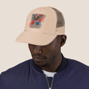 Make America Great Again Bold Eagle Art Cap
