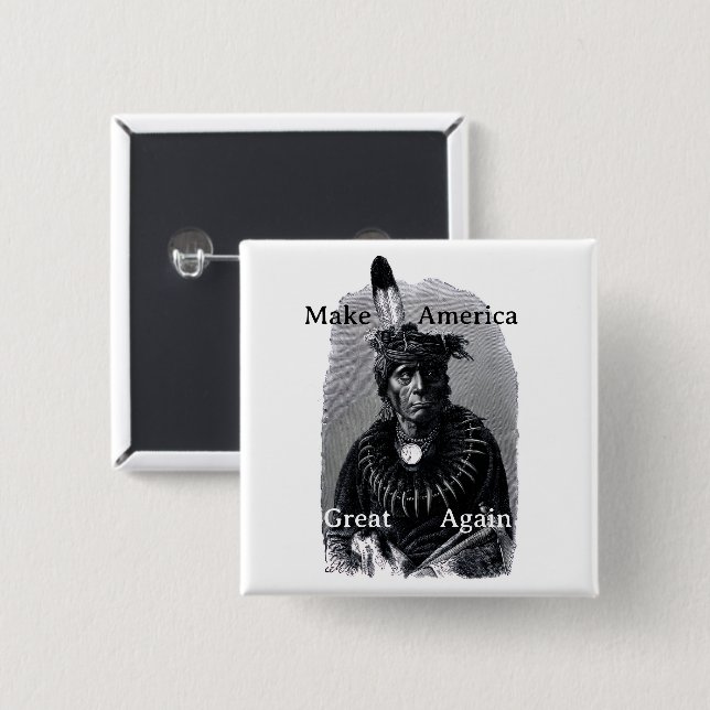 Make America Great Again Button (Front & Back)