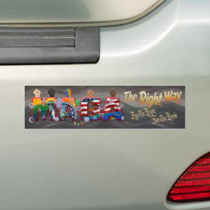 Make America Great Again - The Right Way Bumper St Sticker
