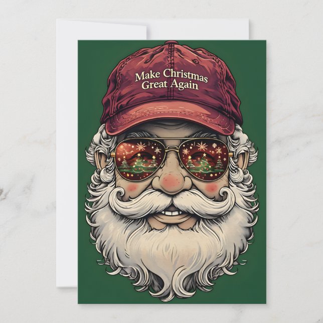 Make America Great Again - Unique Christmas Card (Front)