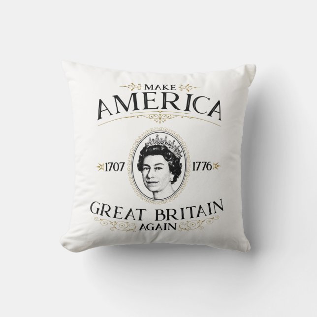 Make America Great (Britain) Again Cushion (Front)