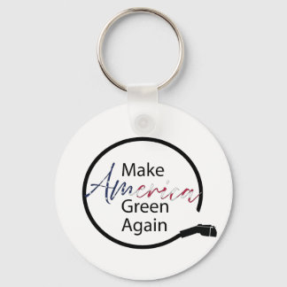 Make America Green Again Electric Vehicle Charger Key Ring